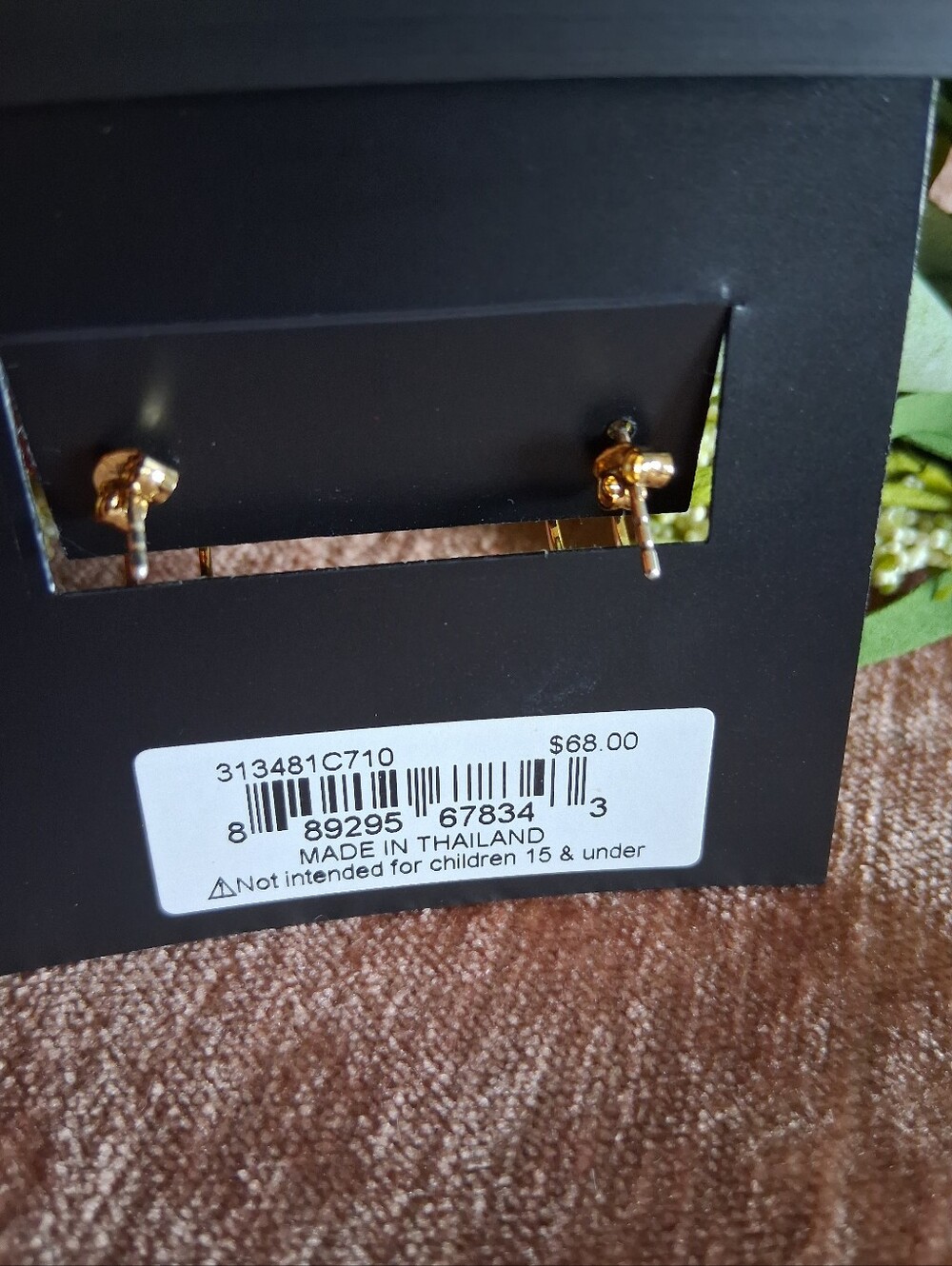 Coach Small Hoop Earrings - Picture 4 of 4